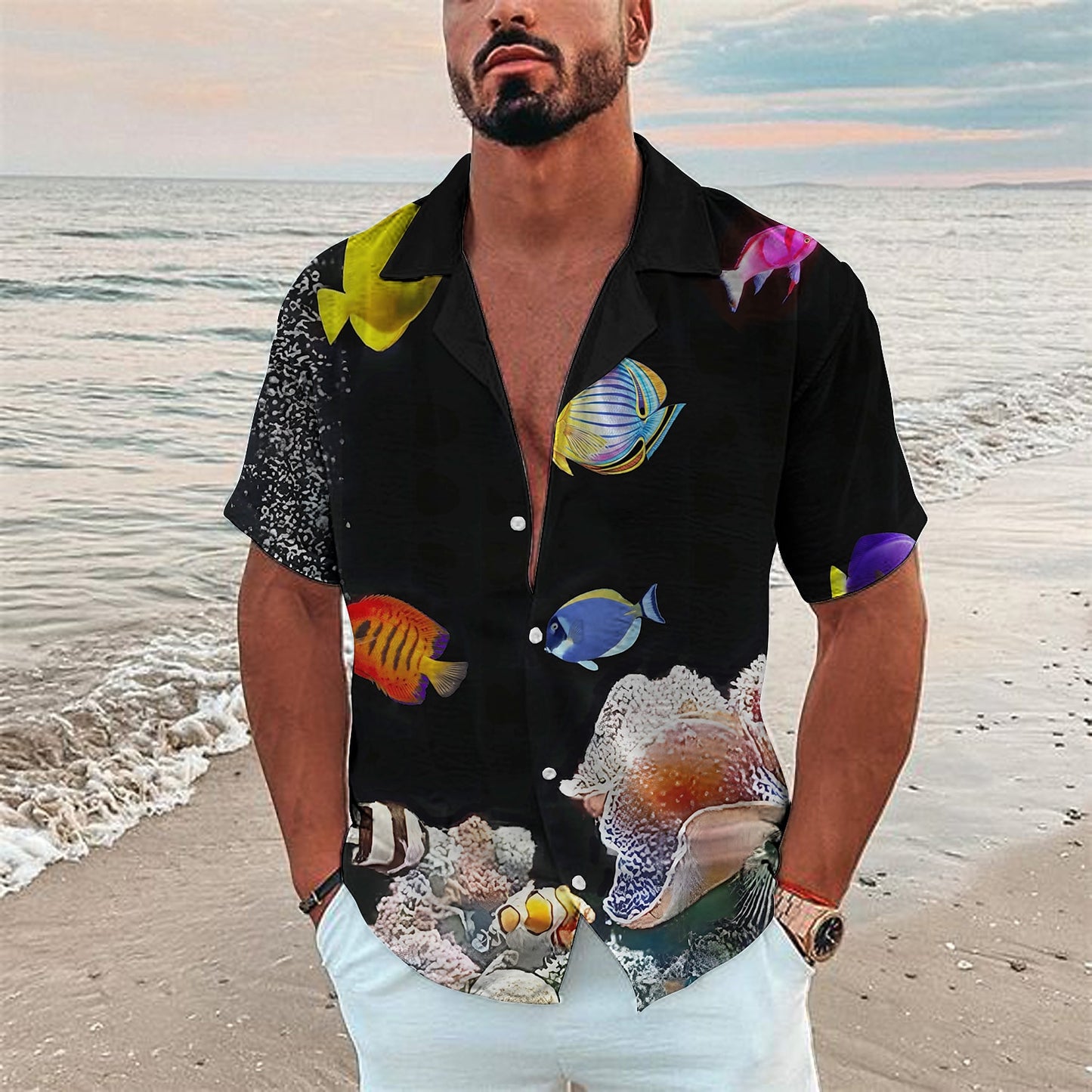 Tropical Fish Hawaiian Shirt