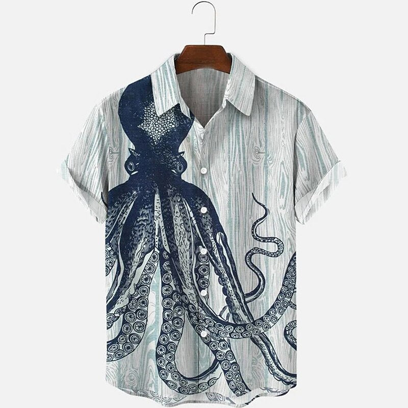 Animal Tropical Octopus Shirt