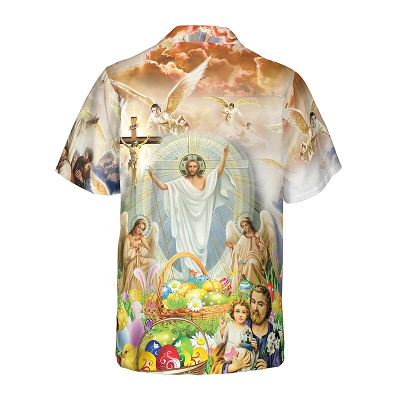 Camisa de Jesús de Pascua de moda tropical