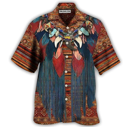 Hippie Colorful Aloha Shirt