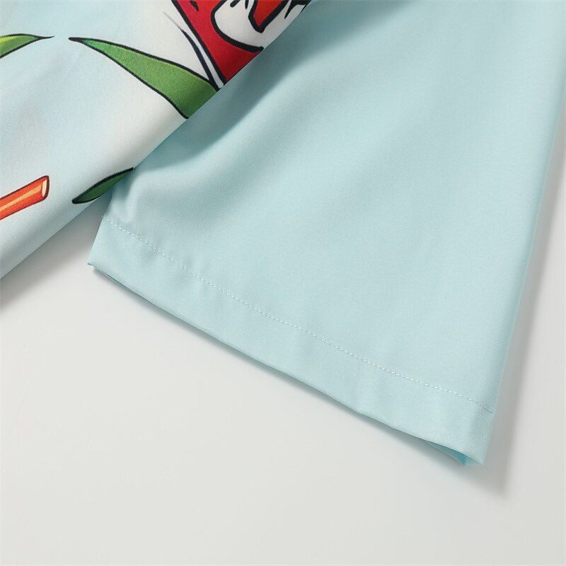 Coconut Tree Drink Print Hawaiian Shirt