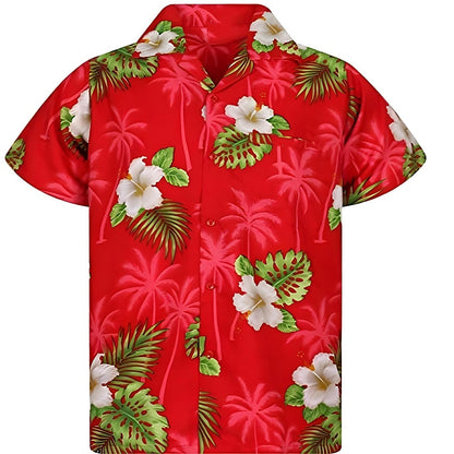 Floral Graphic Hawaiian Shirt