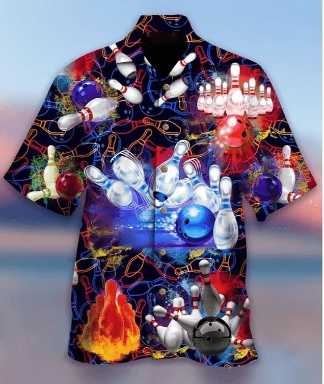 Bowling Ball Hawaiian Shirt