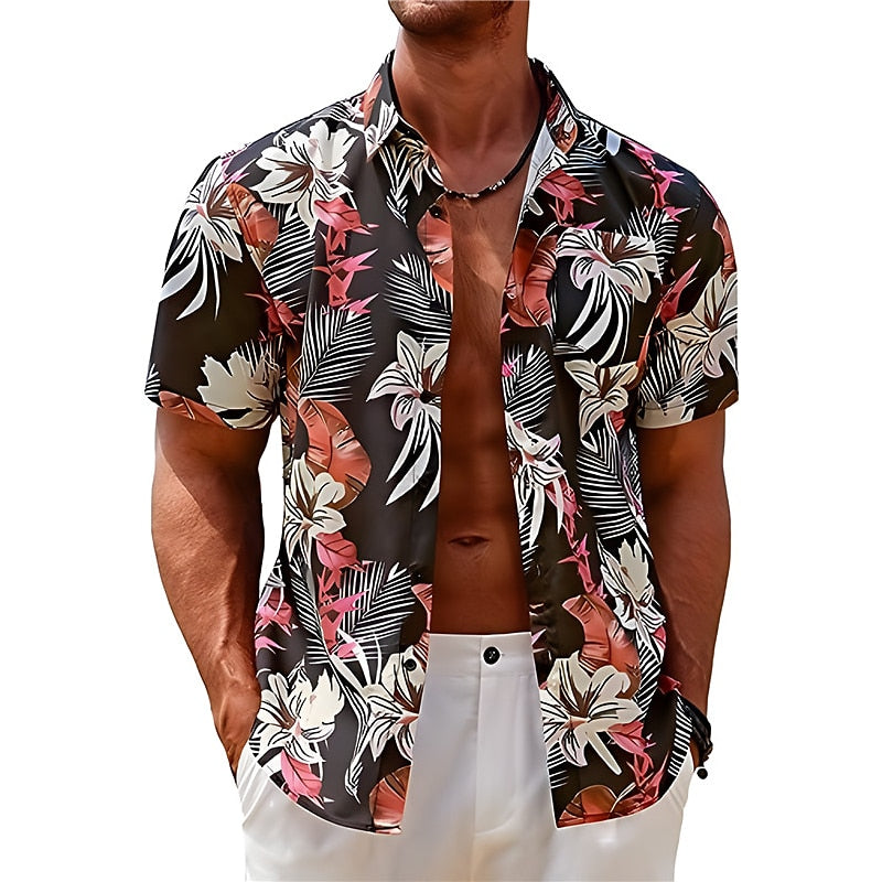 Floral Tropical Flowers Casual Shirt