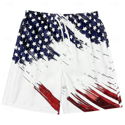 American Flag Swimming Trunks Board Shorts