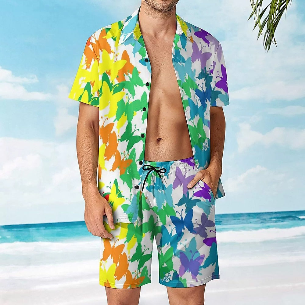 Butterfly 2-Piece Shirt Set