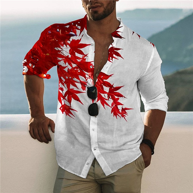 Tropical Leaves Hawaiian Shirt