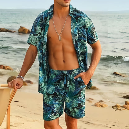 3D Printed Botanical Shirt Set