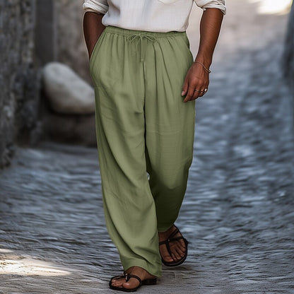 Vintage Baggy Drawstring Beach Pants