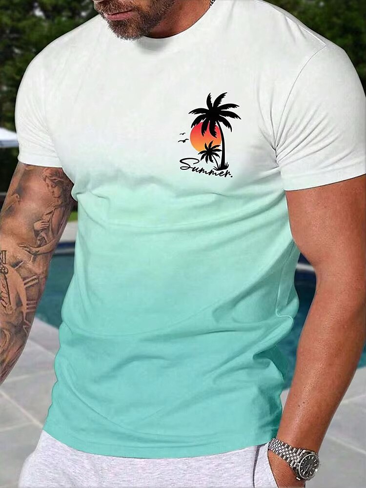 Fashion Crewneck Short Sleeve T-shirt
