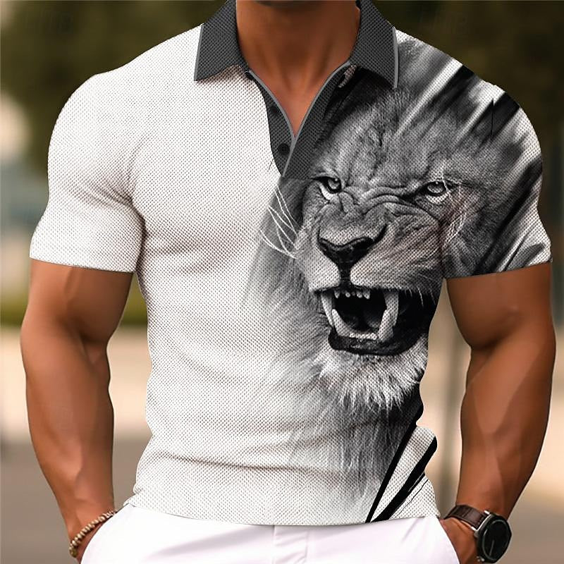 Wolf 3D Polo Shirt