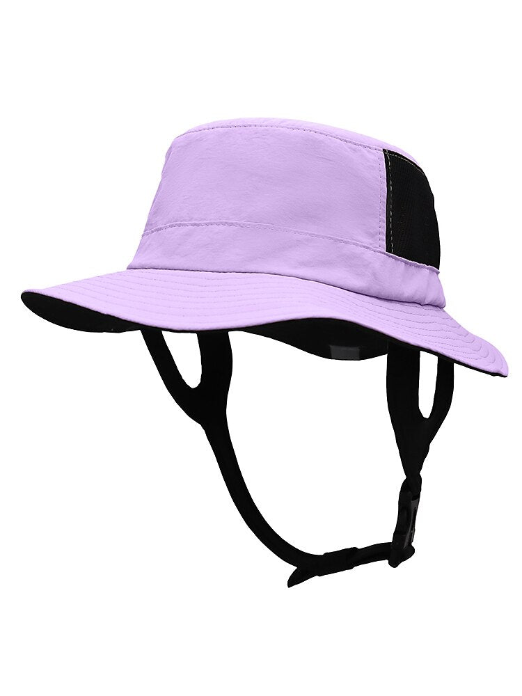 UPF50+ Waterproof Bucket Hat w/ Chin Strap