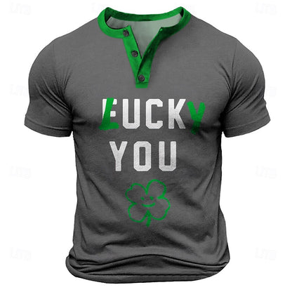 St. Patrick's Lucky Henley Tee