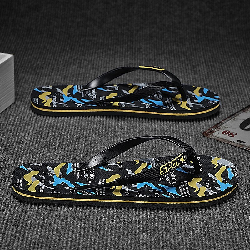 Camouflage Beach Flip-Flops