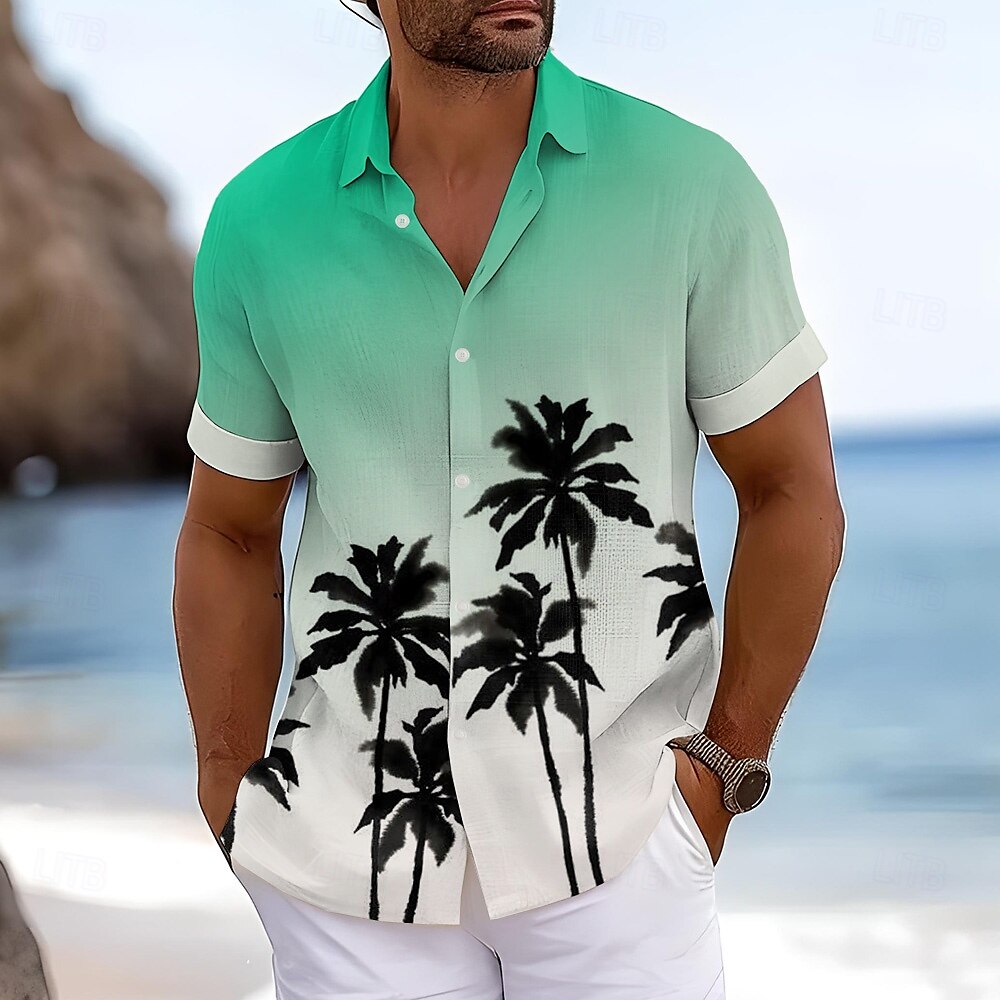 Coconut Tree Summer Hawaiian Shirt