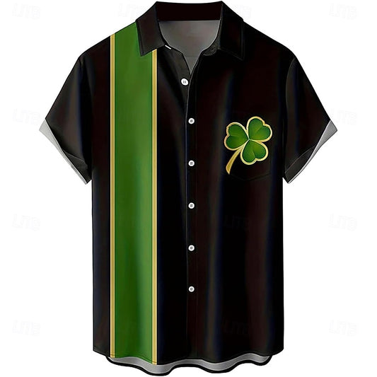 Camiseta con trébol de San Patricio