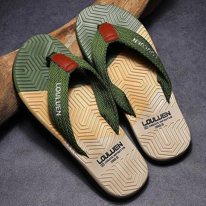 Textured Sole Fashion Beach Flip Flops