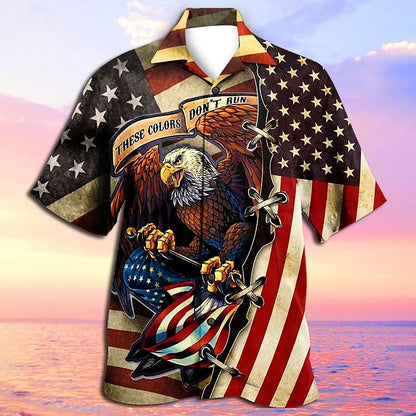 American Independence Day Eagle Flag Shirt