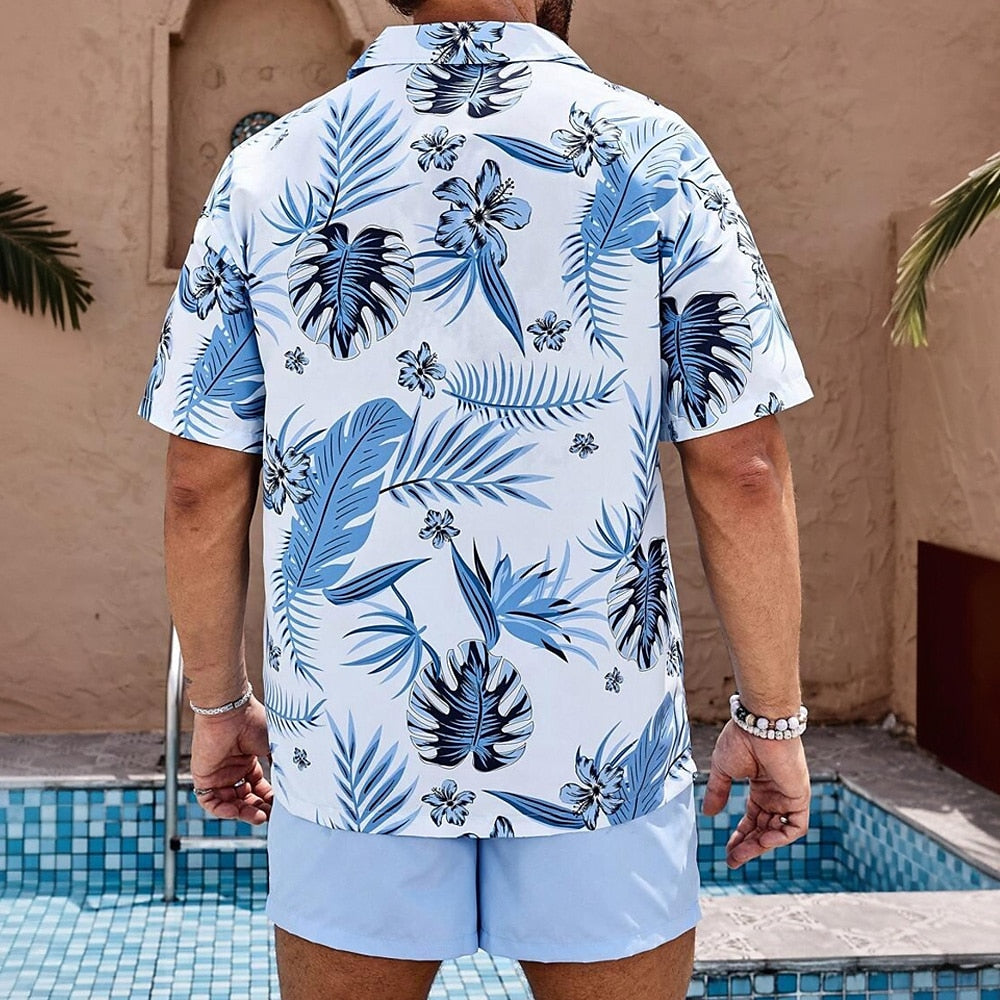 Plants & Leaves Shirt & Shorts Set