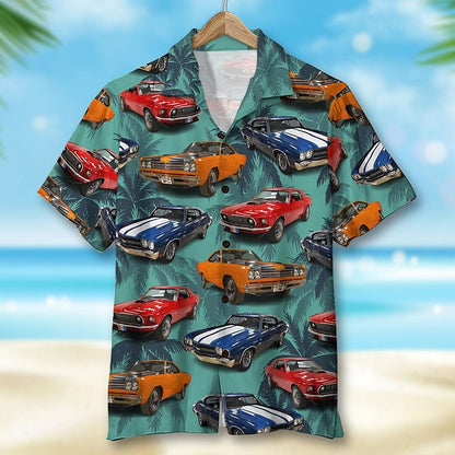 Car Summer Hawaiian Shirt