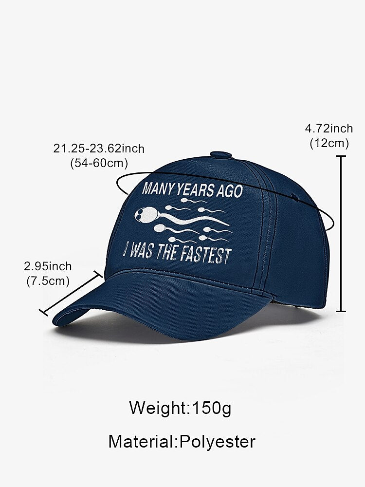 Funny 'Fastest' Quote Baseball Cap
