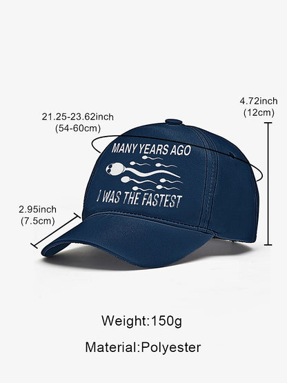 Funny 'Fastest' Quote Baseball Cap