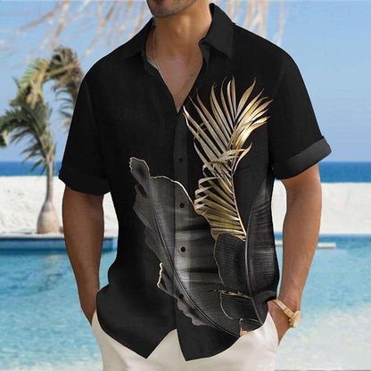 Palm Leaf Hawaiian Shirt