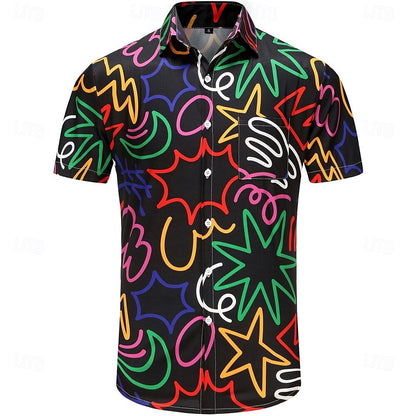 Retro 70s Psychedelic Party Shirt