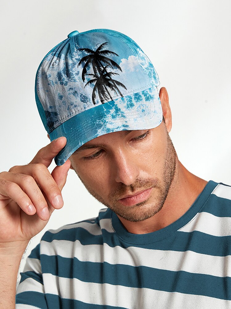 Tropical Palm Tree Baseball Cap