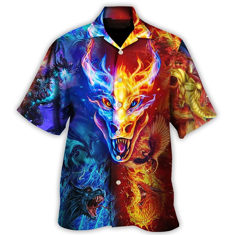 Tropical Fashion Dragon Shirt