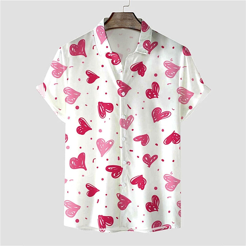 Graphic Heart Shape Shirt