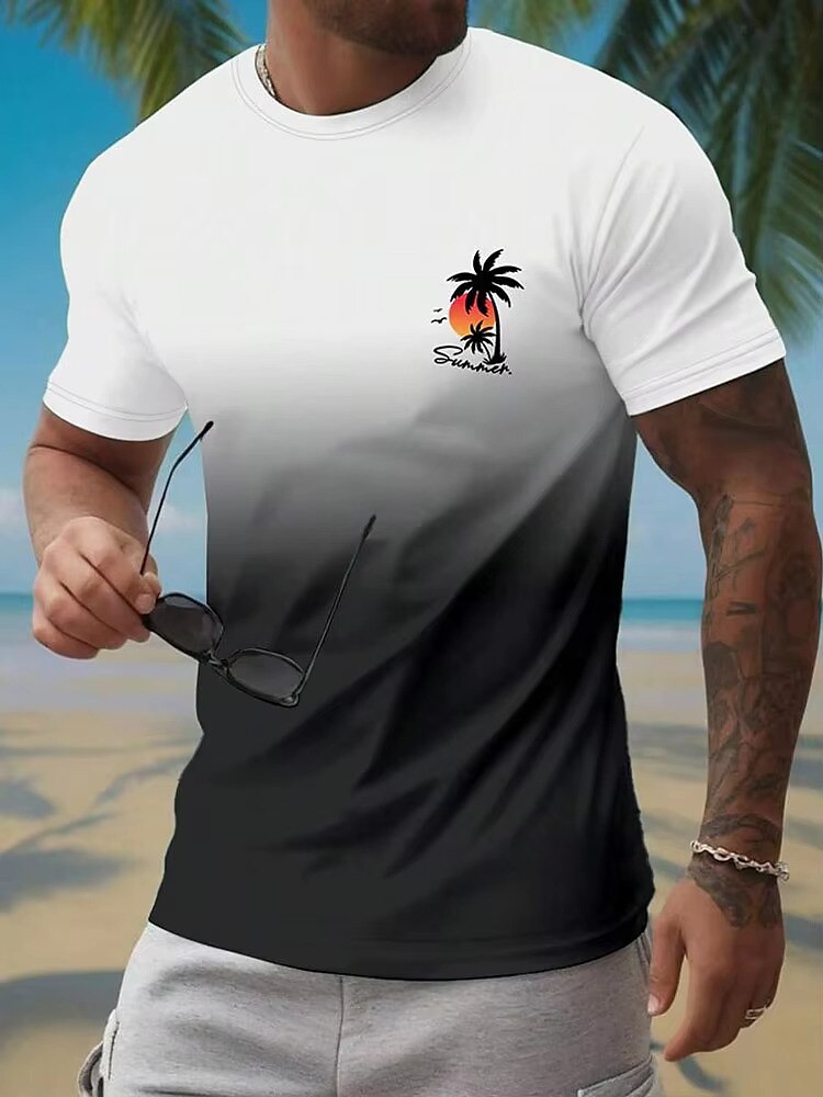 Fashion Crewneck Short Sleeve T-shirt
