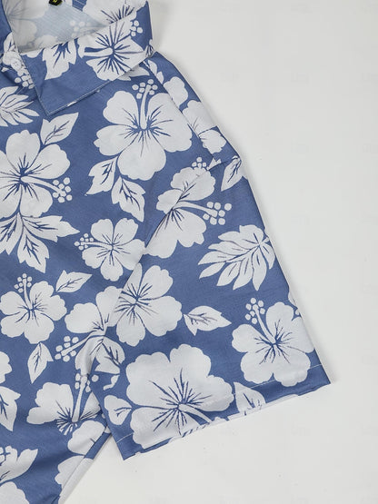 Tropical Flowers Aloha Shirt