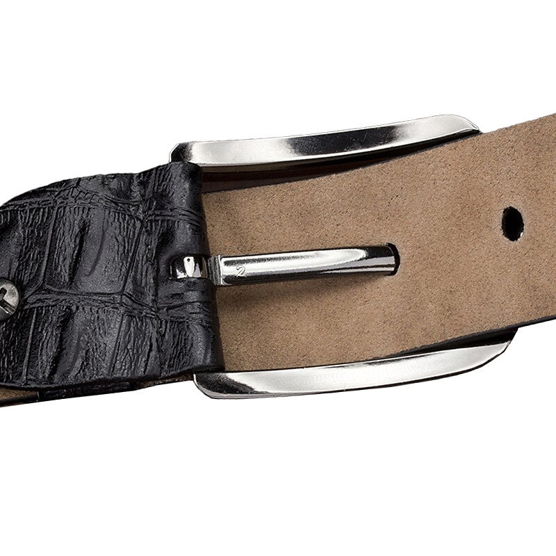 Vintage Genuine Leather Dress Belt