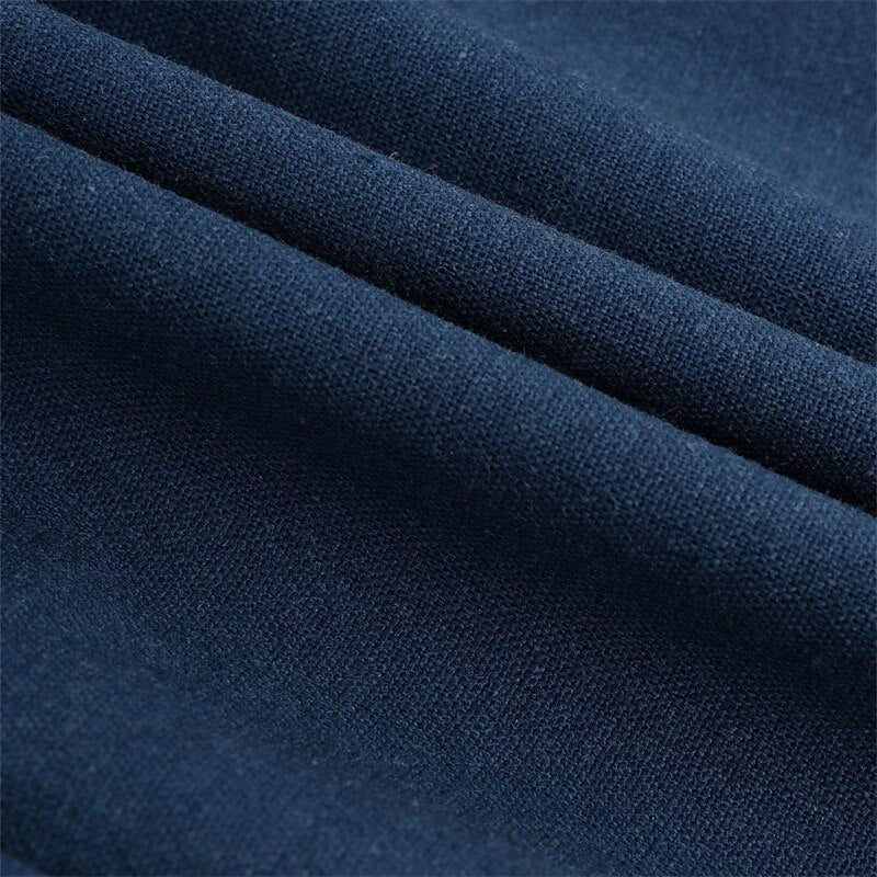 Linen Straight-Leg Dress Pants