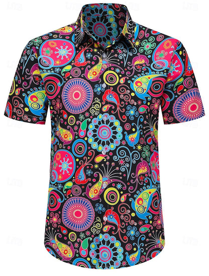 Retro 70s Paisley Party Shirt