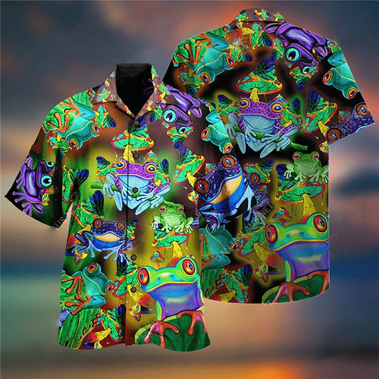 Tropical Frog Hawaiian Shirt