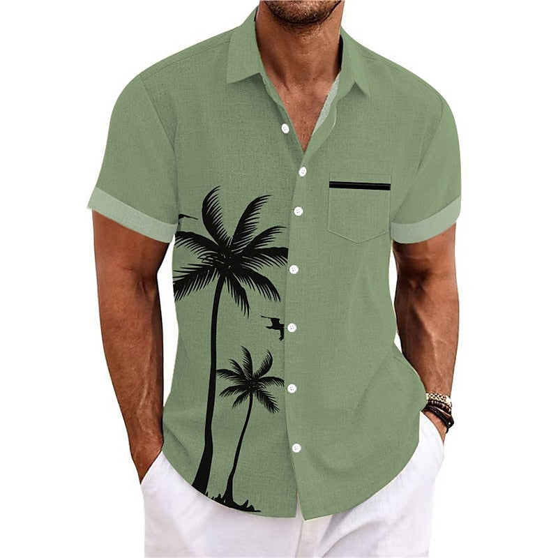 Coconut Tree Aloha Shirt