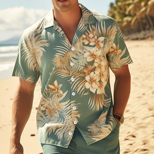 Floral Tropical Flowers Shirt