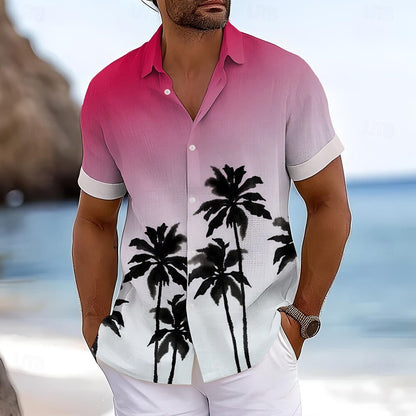 Coconut Tree Summer Hawaiian Shirt