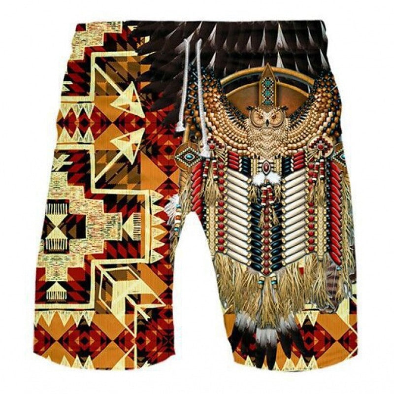 Indian Culture Swimming Trunks Board Shorts