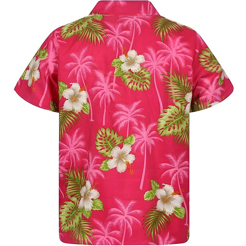 Floral Graphic Hawaiian Shirt