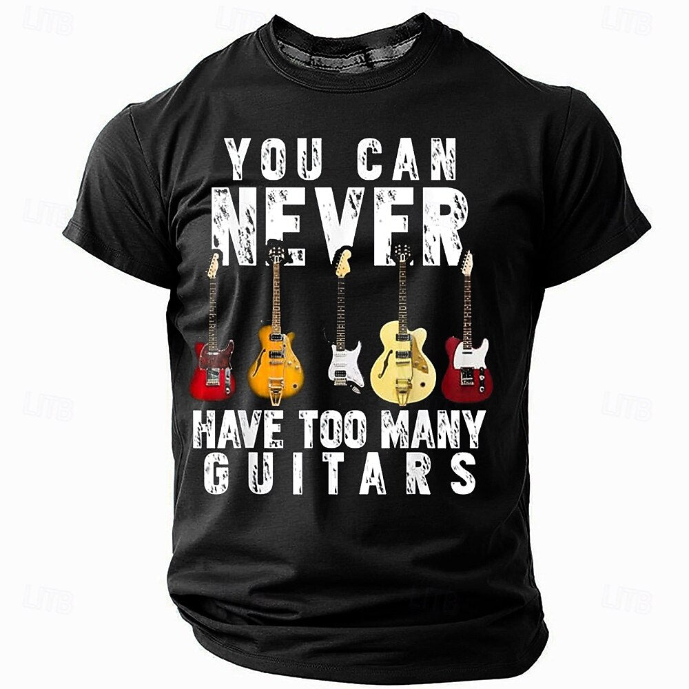 Guitar Slang 3D Print Tee