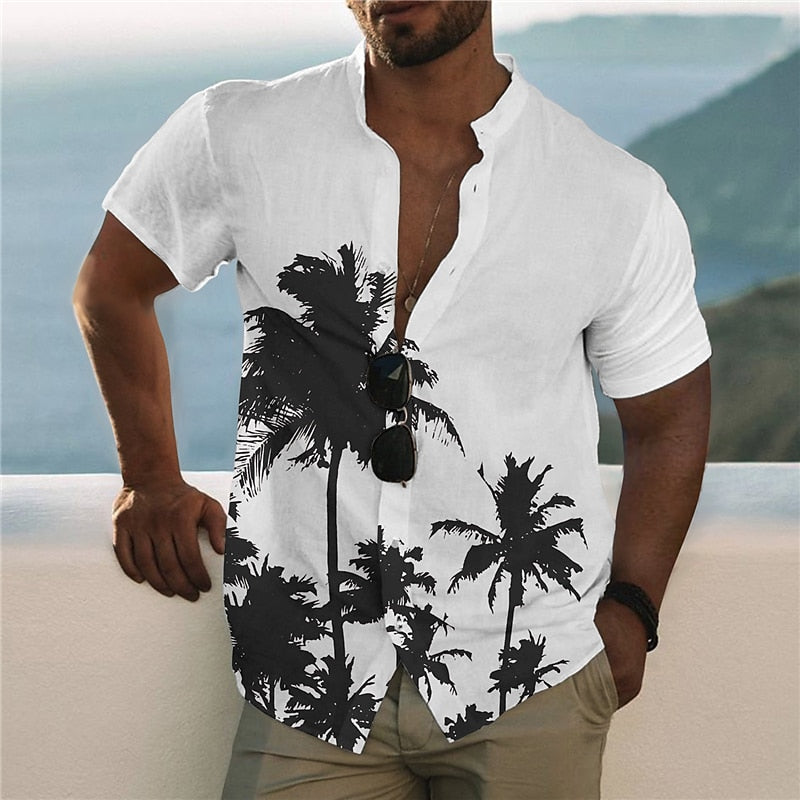 Gradient Coconut Hawaiian Shirt