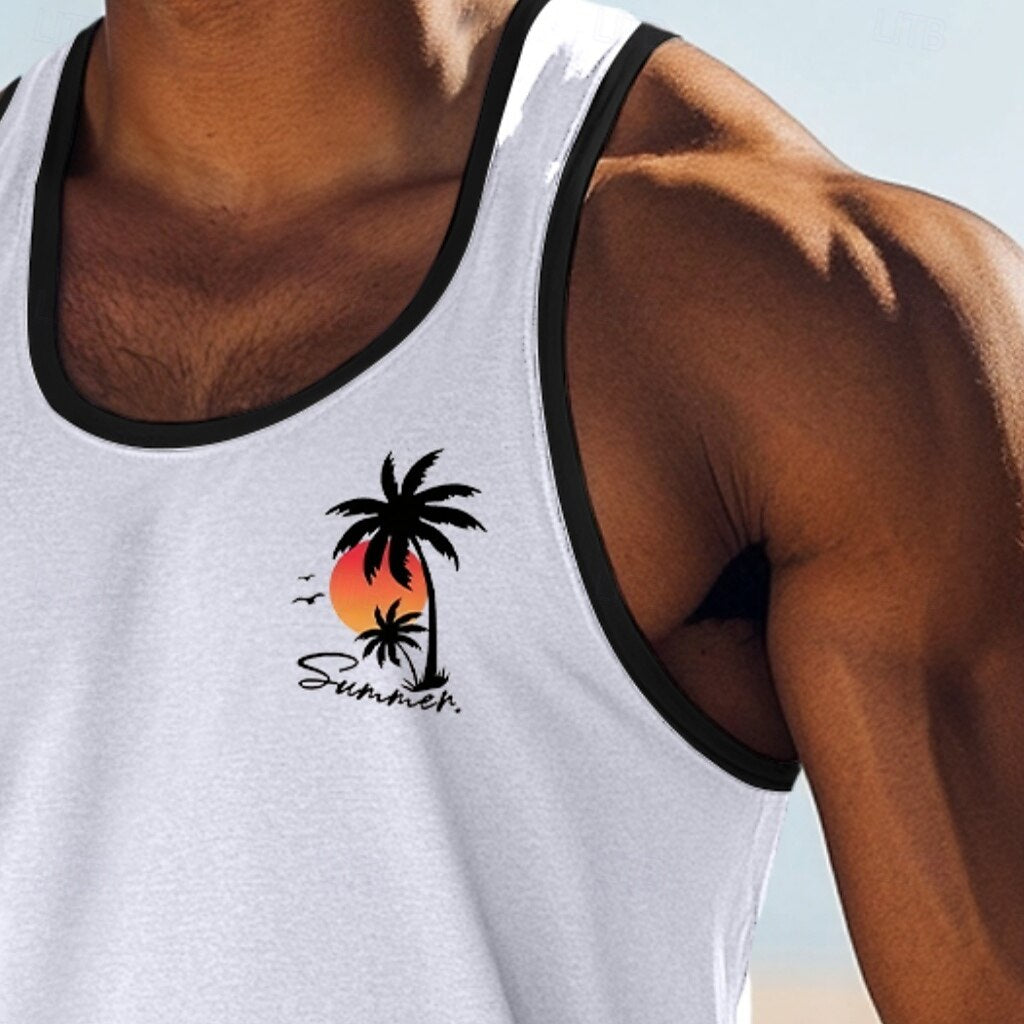 Coconut Tree Tank Top