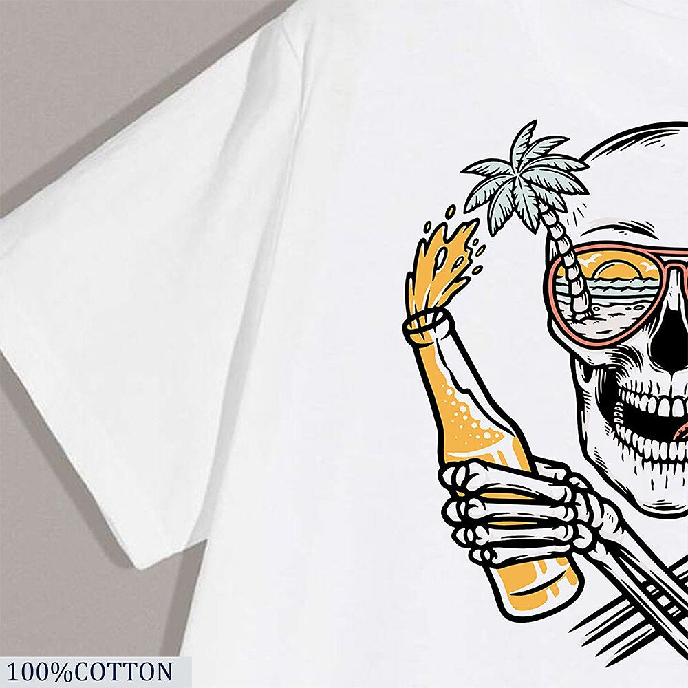 Funny Graphic Cotton Short Sleeve T-shirt