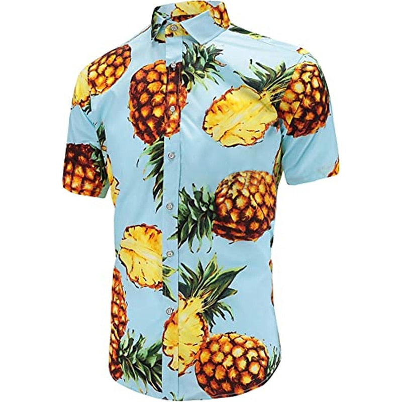 Fruit Pineapple Summer Hawaiian Shirt