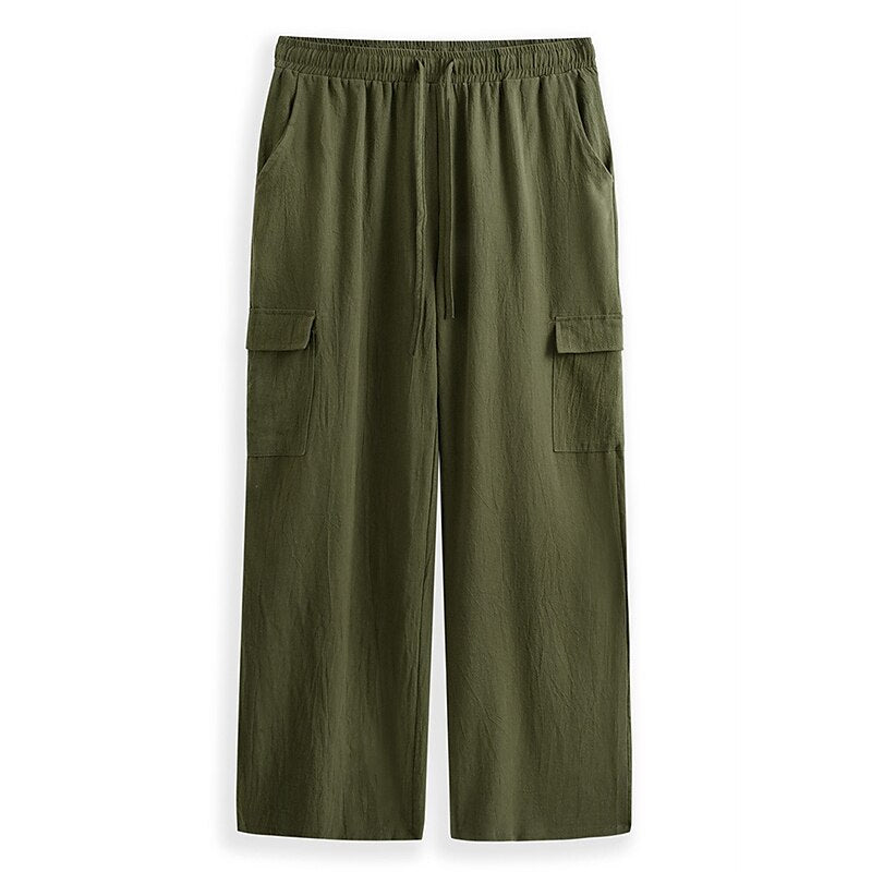 Breathable Gauze Cargo Pants