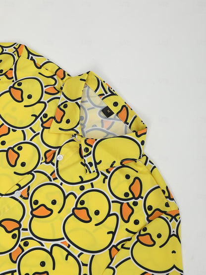 Summer Hawaiian Animal Duck Shirt