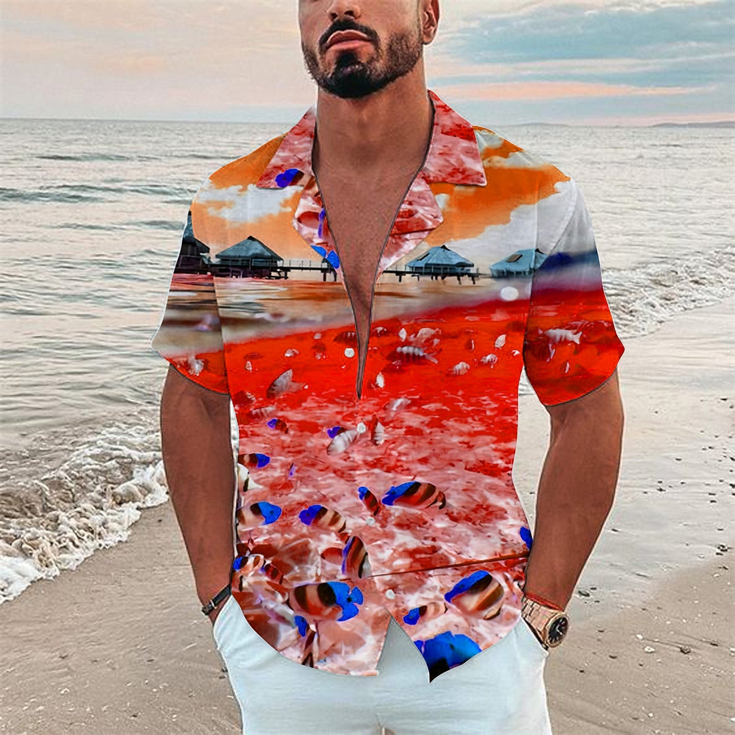 Tropical Fish Hawaiian Shirt